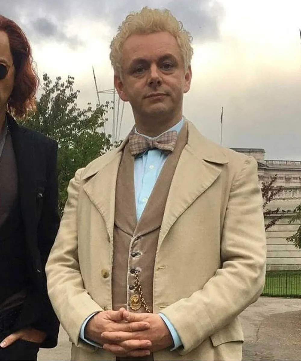 Good Omens Michael Sheen Cotton Coat