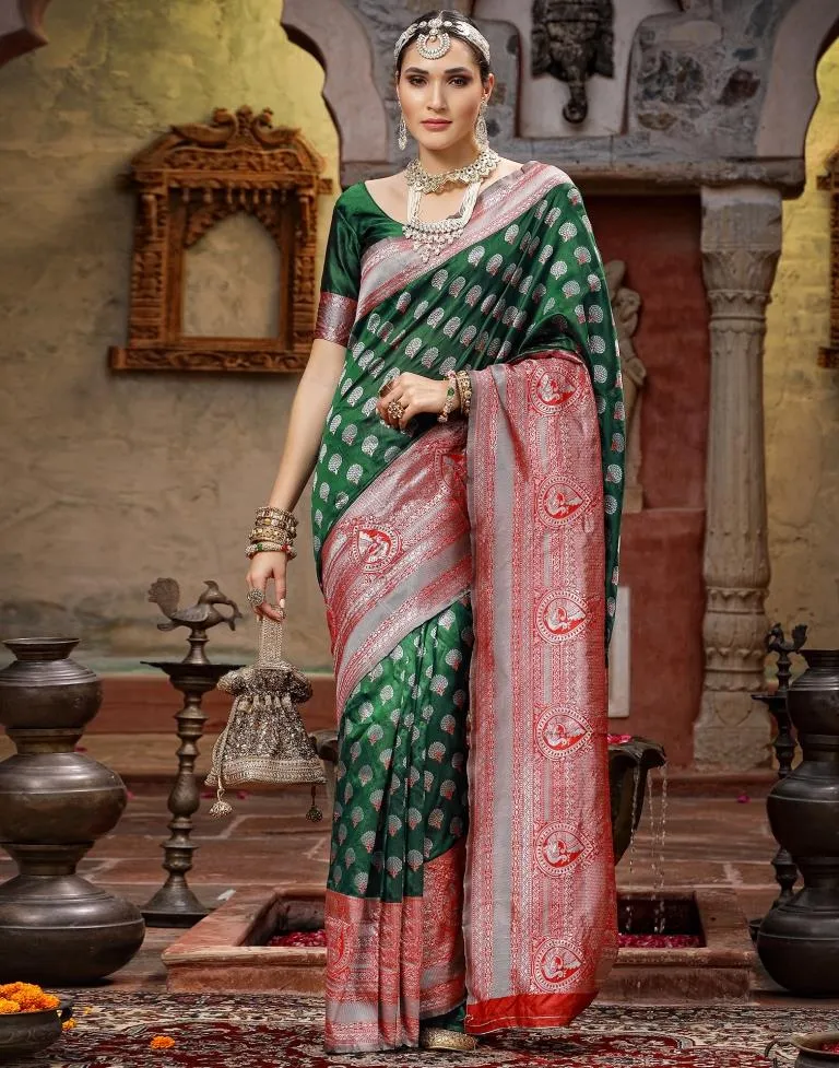 Green Silk Saree