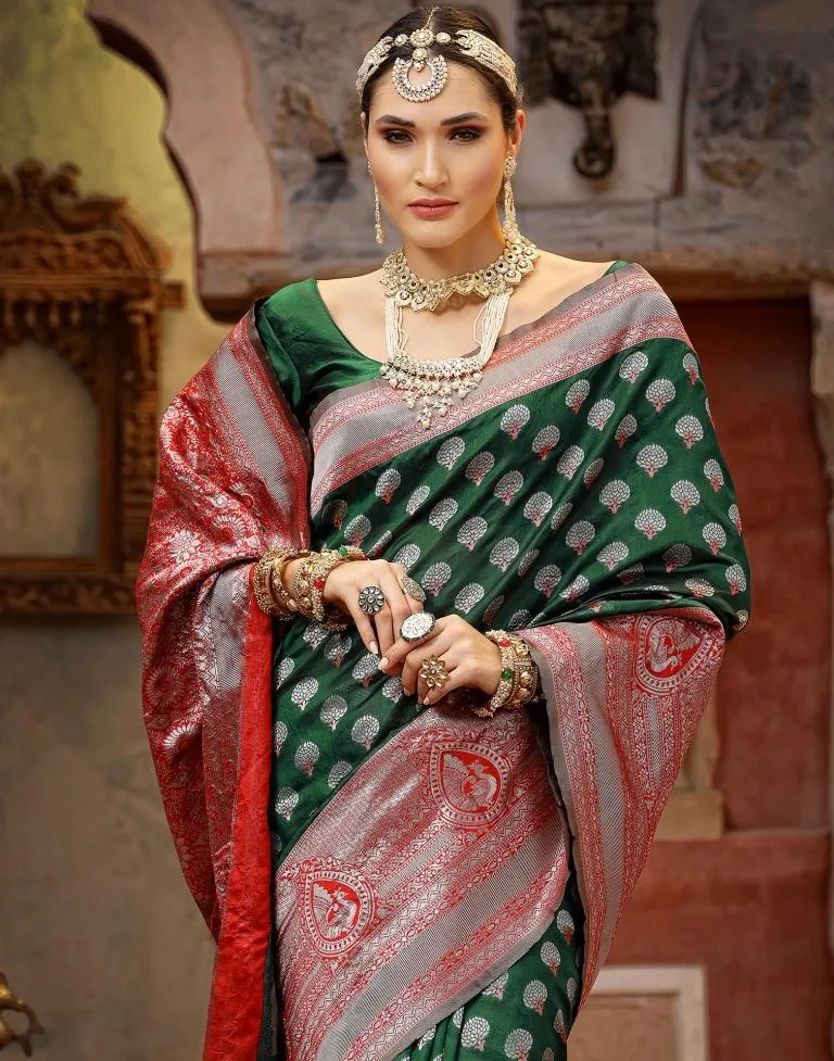 Green Silk Saree