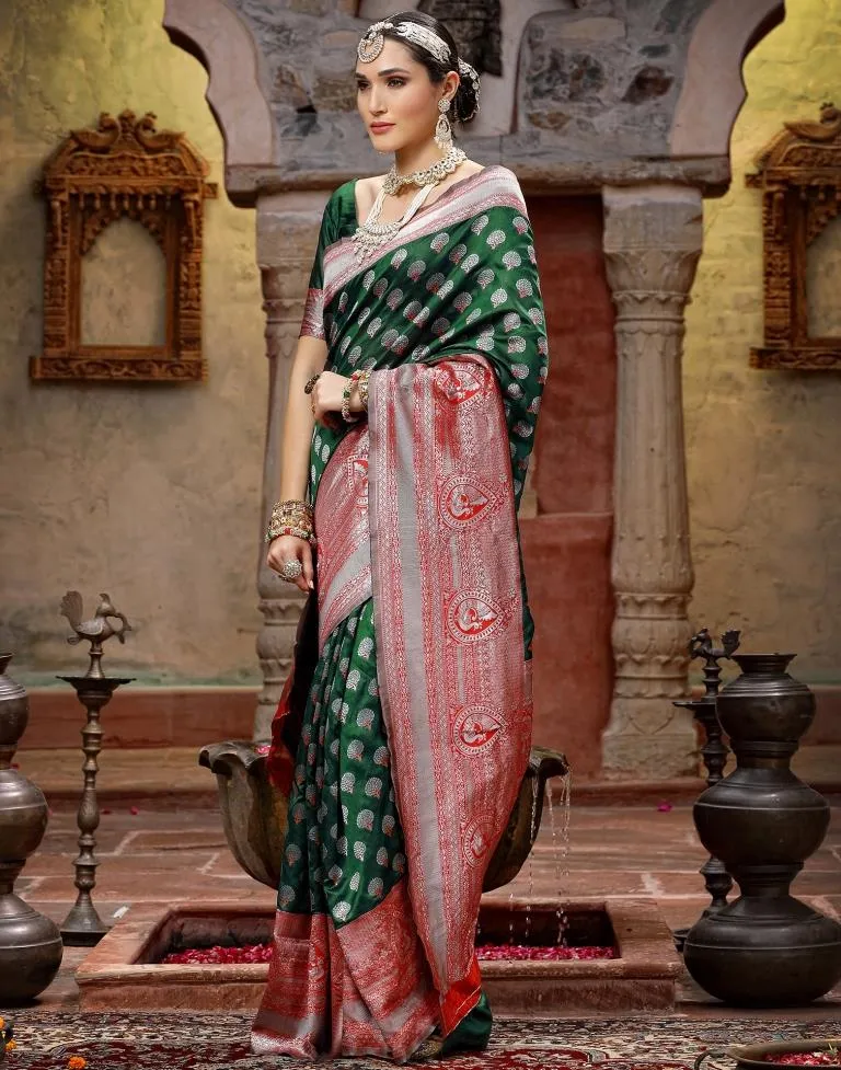 Green Silk Saree