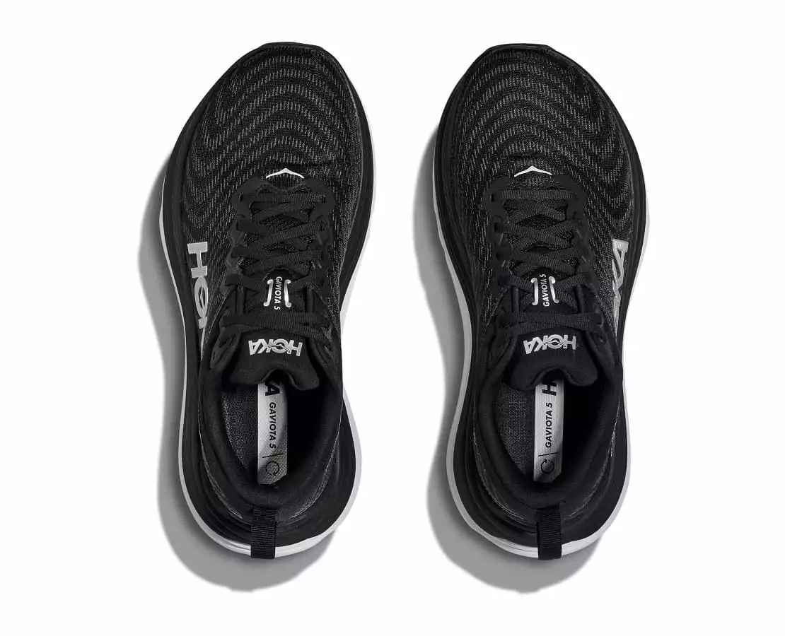 'HOKA' Men's Gaviota 5 - Black / White