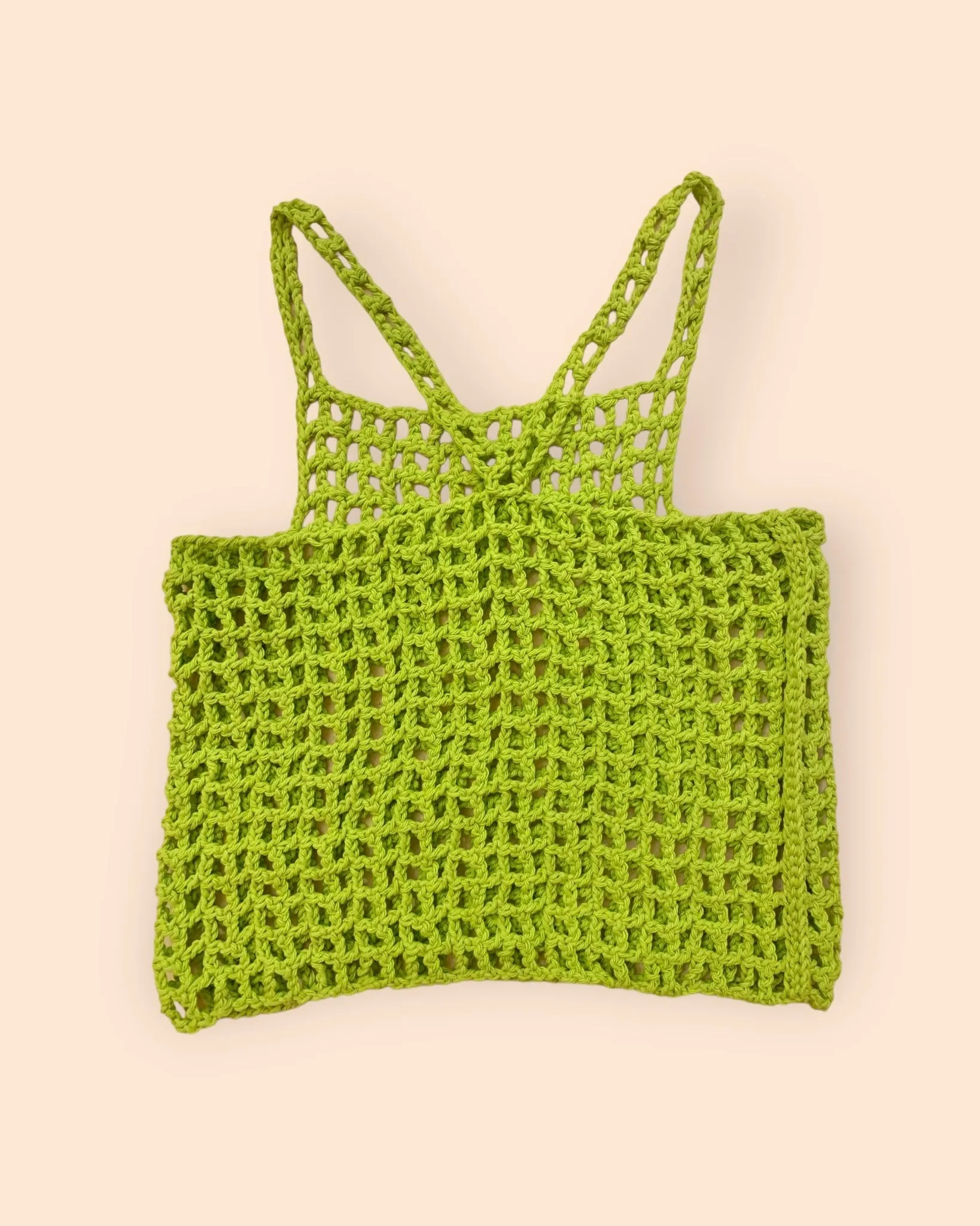 Hot as hell crochet crop tank