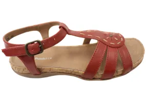 Hush Puppies Ada Womens Comfortable Leather Sandals