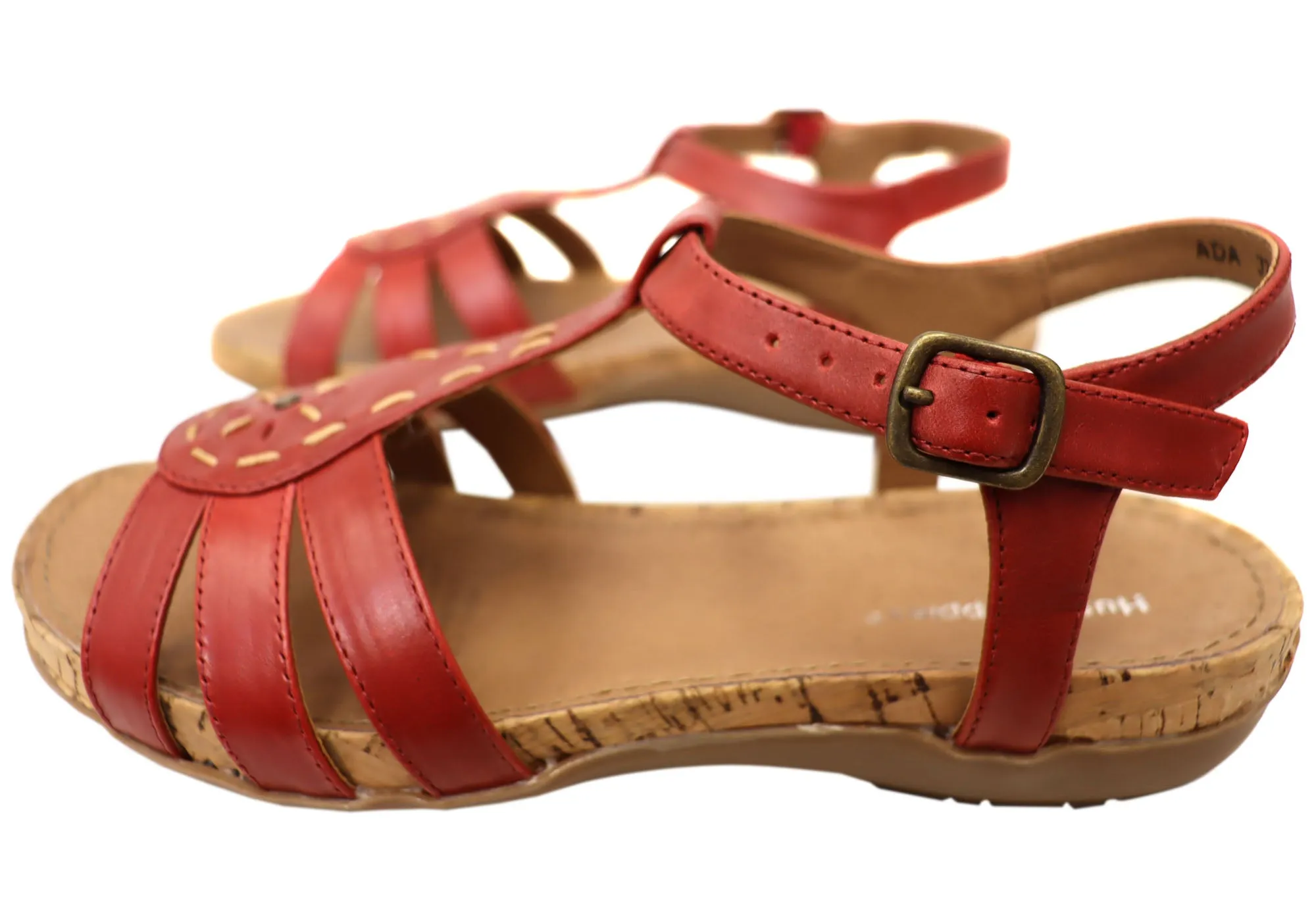 Hush Puppies Ada Womens Comfortable Leather Sandals