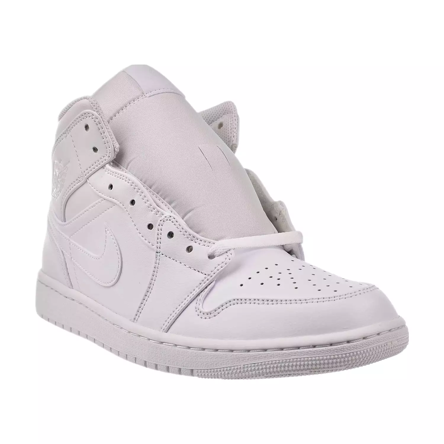 Jordan 1 Mid Men's Shoes Triple White