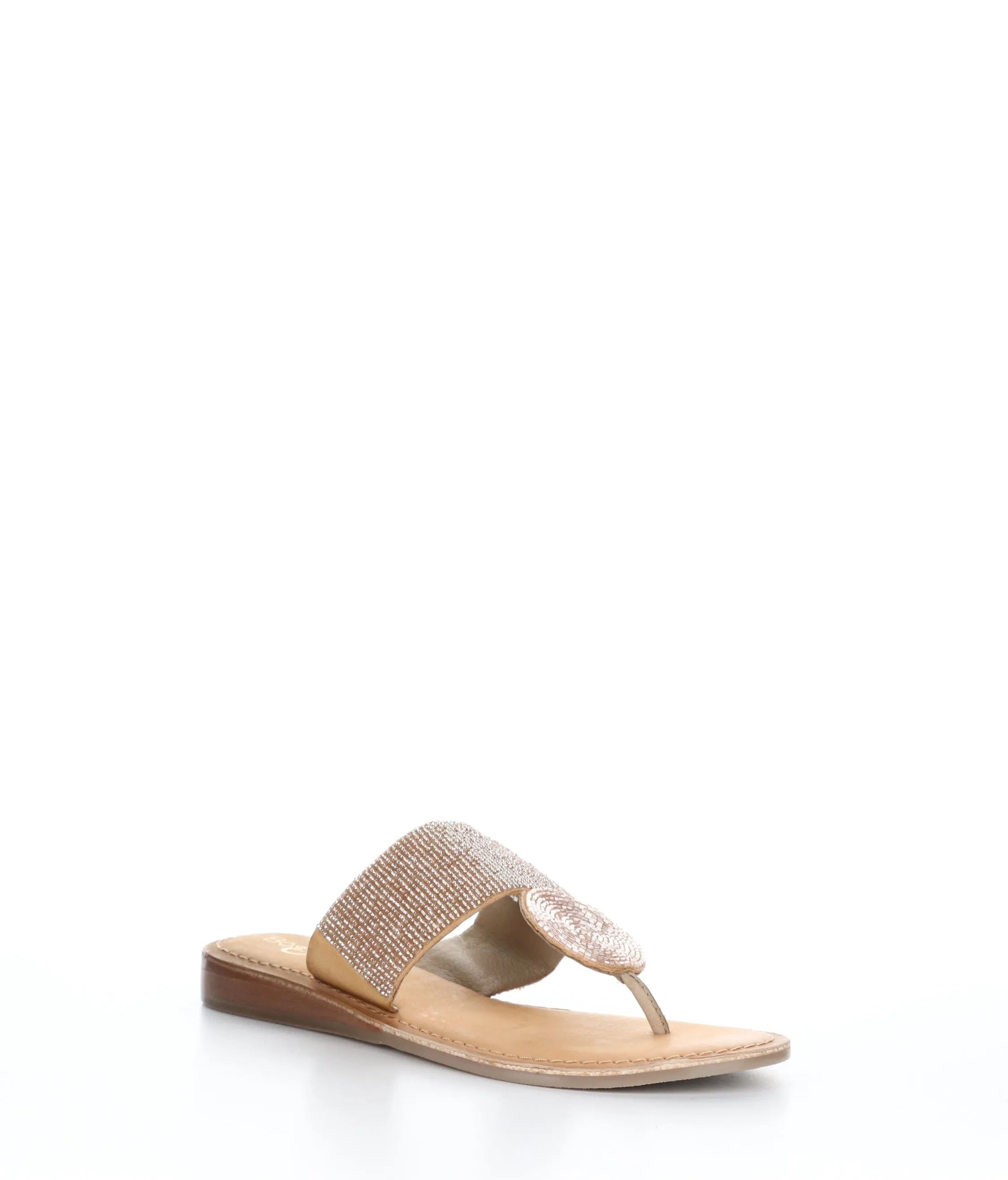 JUDY ROSE GOLD Thong Sandals