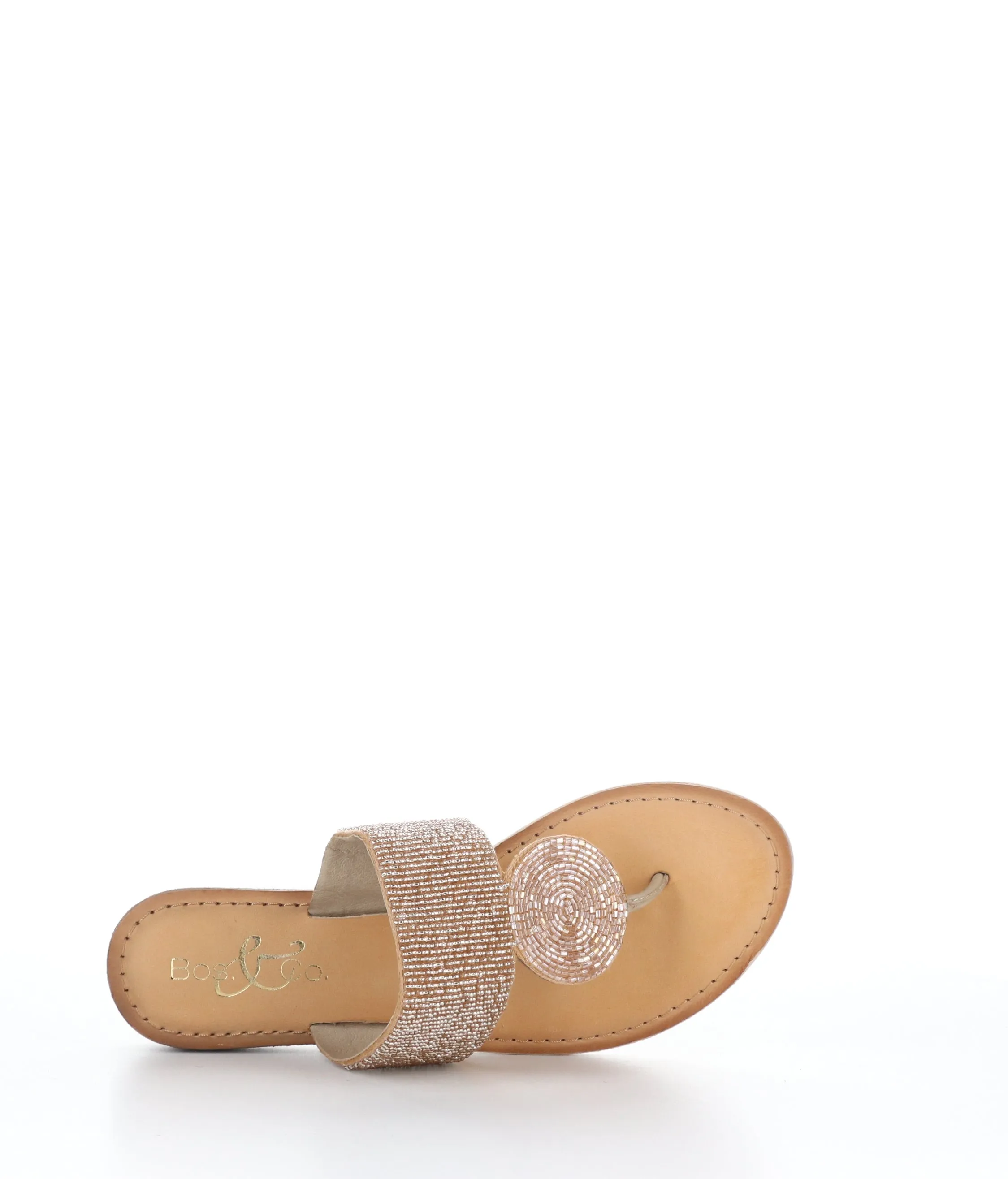 JUDY ROSE GOLD Thong Sandals