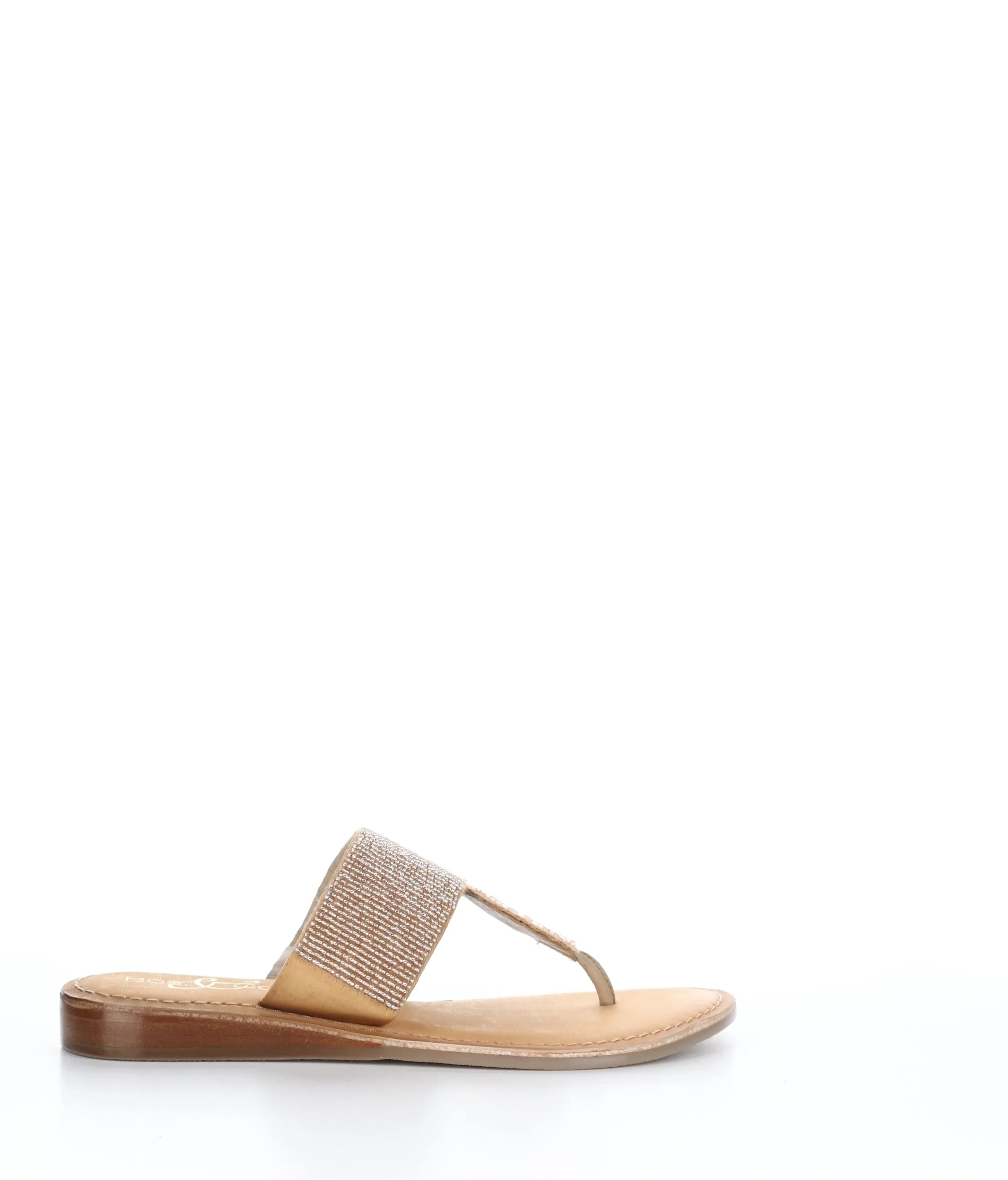 JUDY ROSE GOLD Thong Sandals