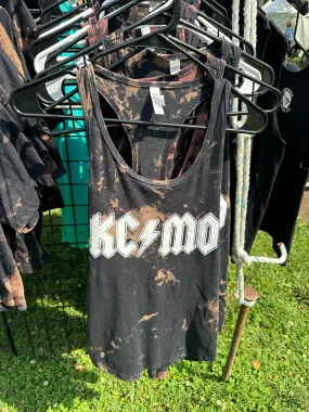 KC/MO Racerback Tank - Bleach Black