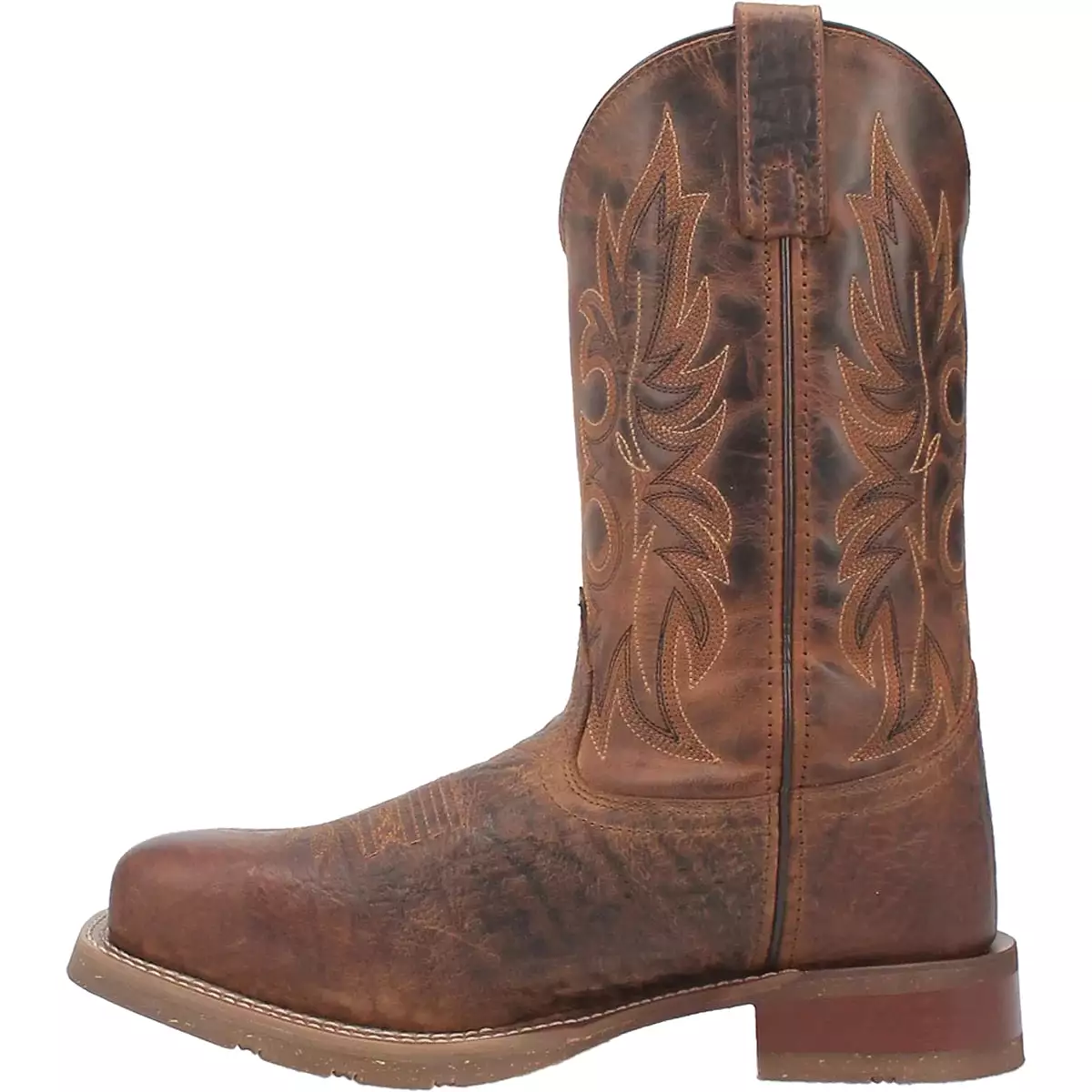 'Laredo' Men's 11 Durant Western Square Steel Toe - Rust