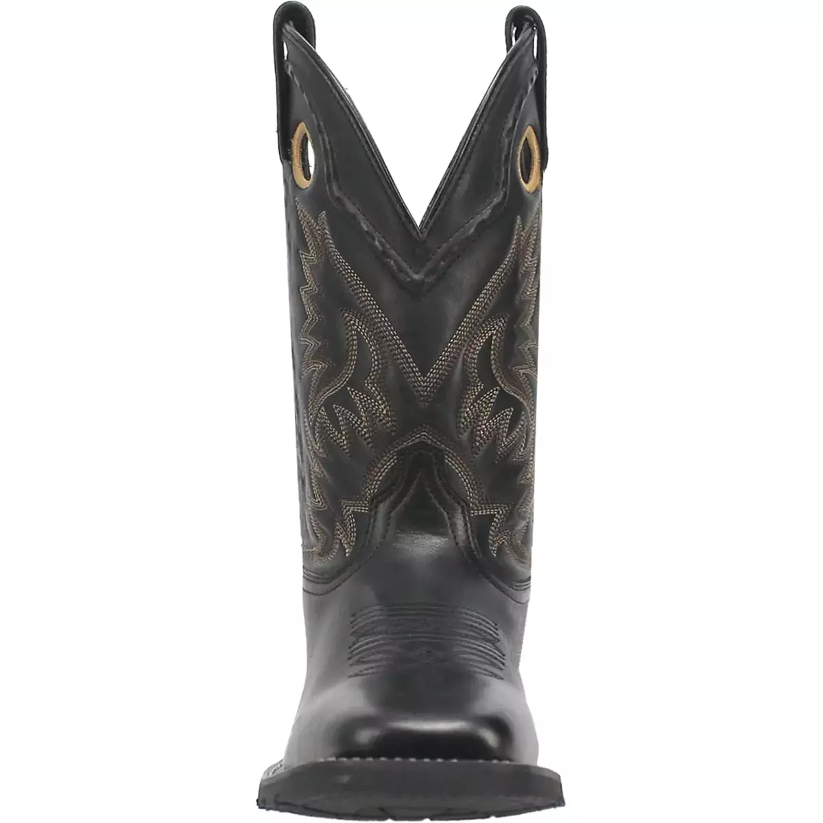 'Laredo' Men's 11 Kane Western Square Toe - Black