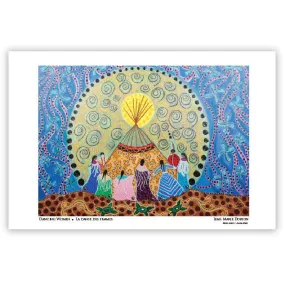 Leah Dorion Dancing Women Art Card