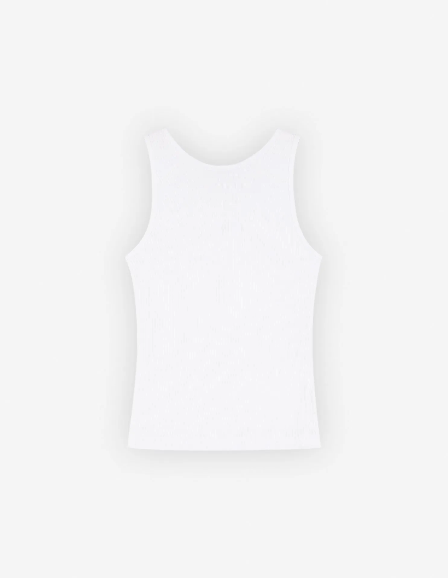 MAISON KITSUNE  |Street Style U-Neck Plain Cotton Logo Tanks & Camisoles