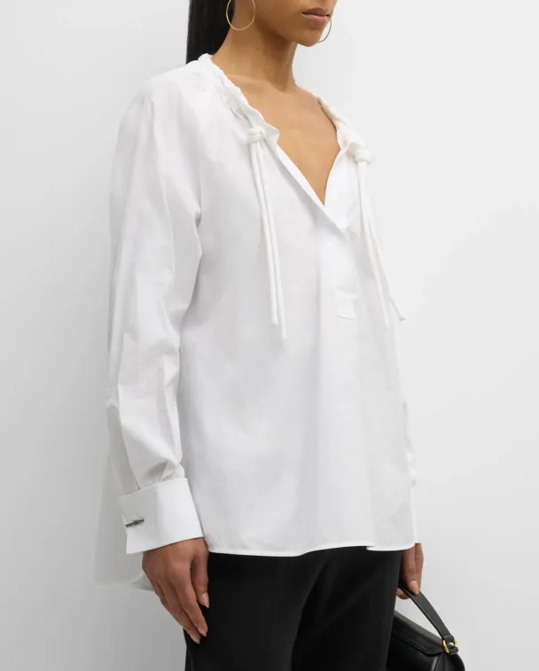 MaxMara  |Casual Style Blended Fabrics Street Style Shirts & Blouses