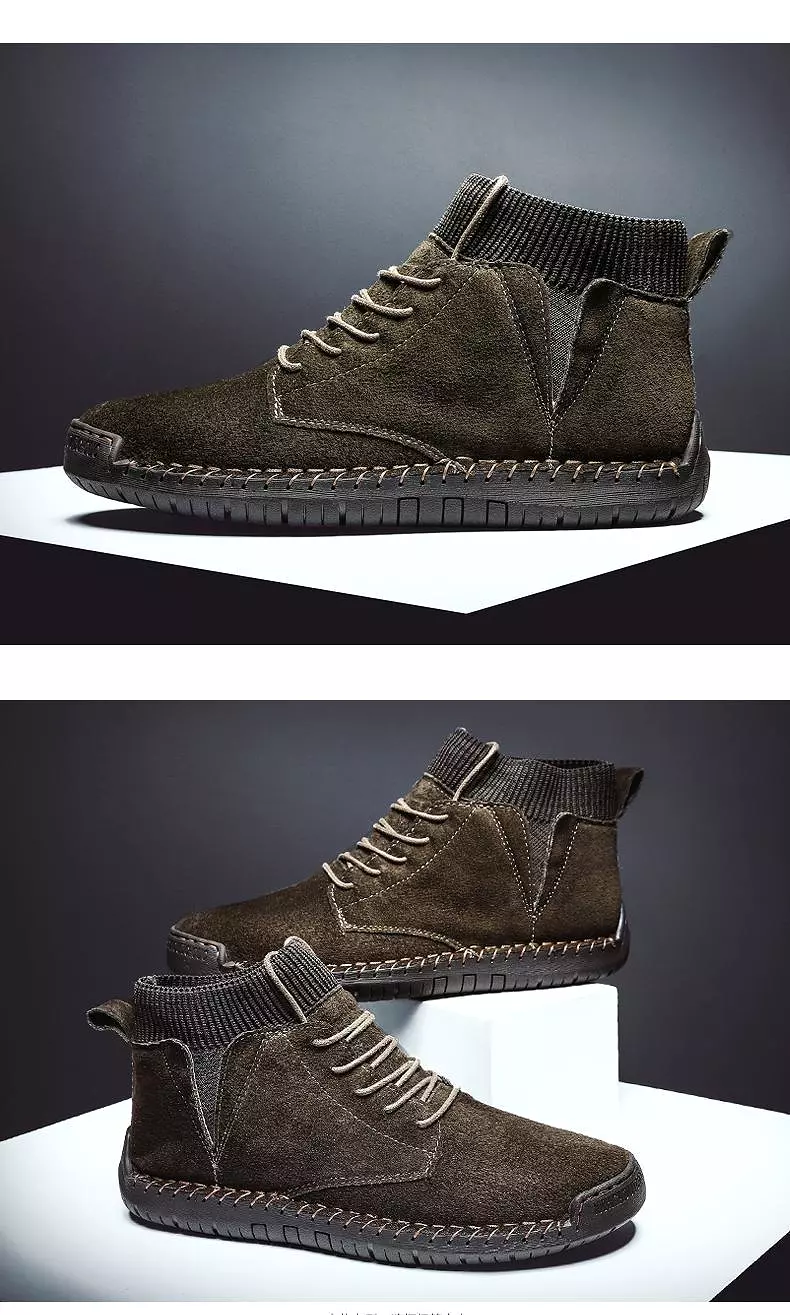 Men Fashion Casual Ankle Boots