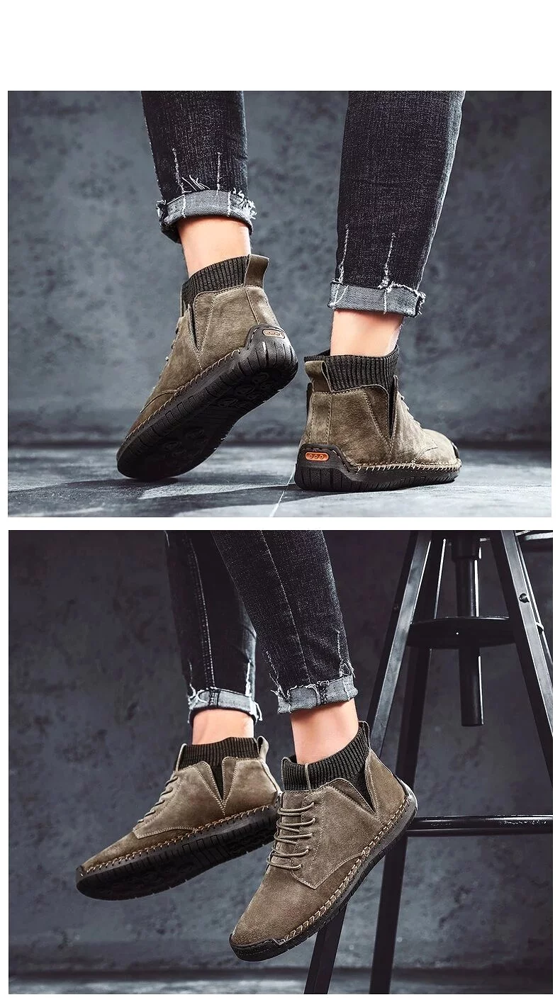 Men Fashion Casual Ankle Boots