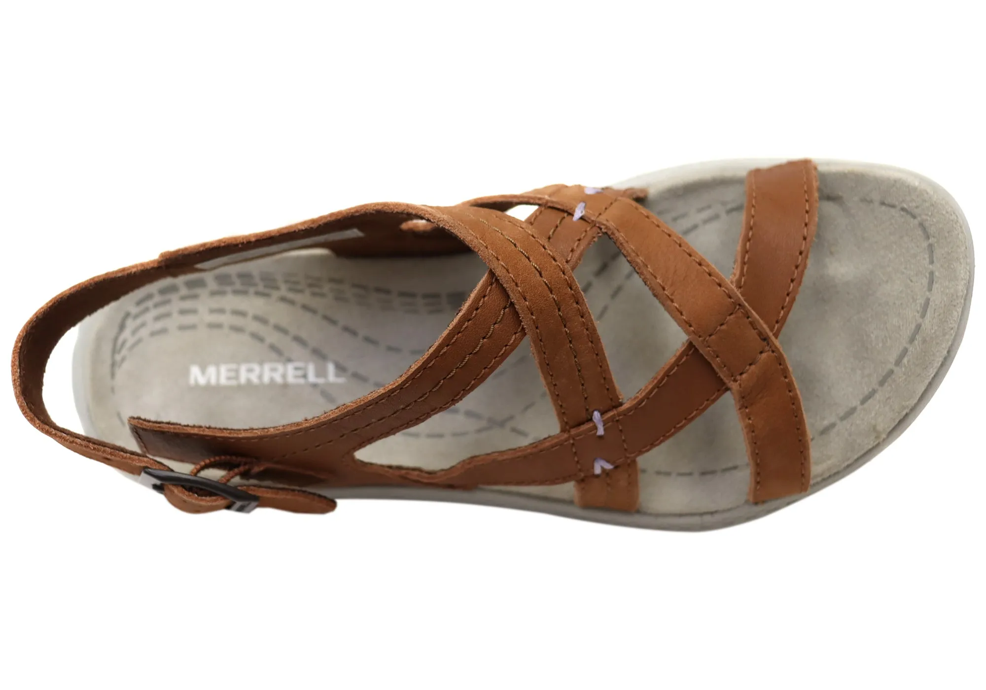 Merrell Momentum Agave Womens Comfortable Leather Sandals