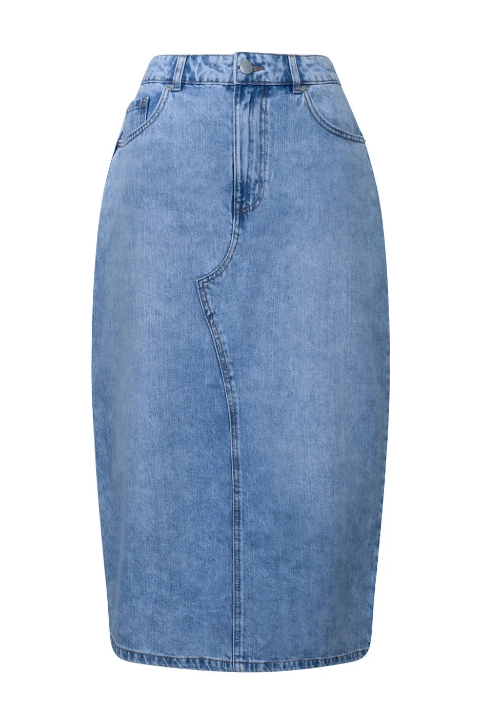 Mia Denim Midi Skirt