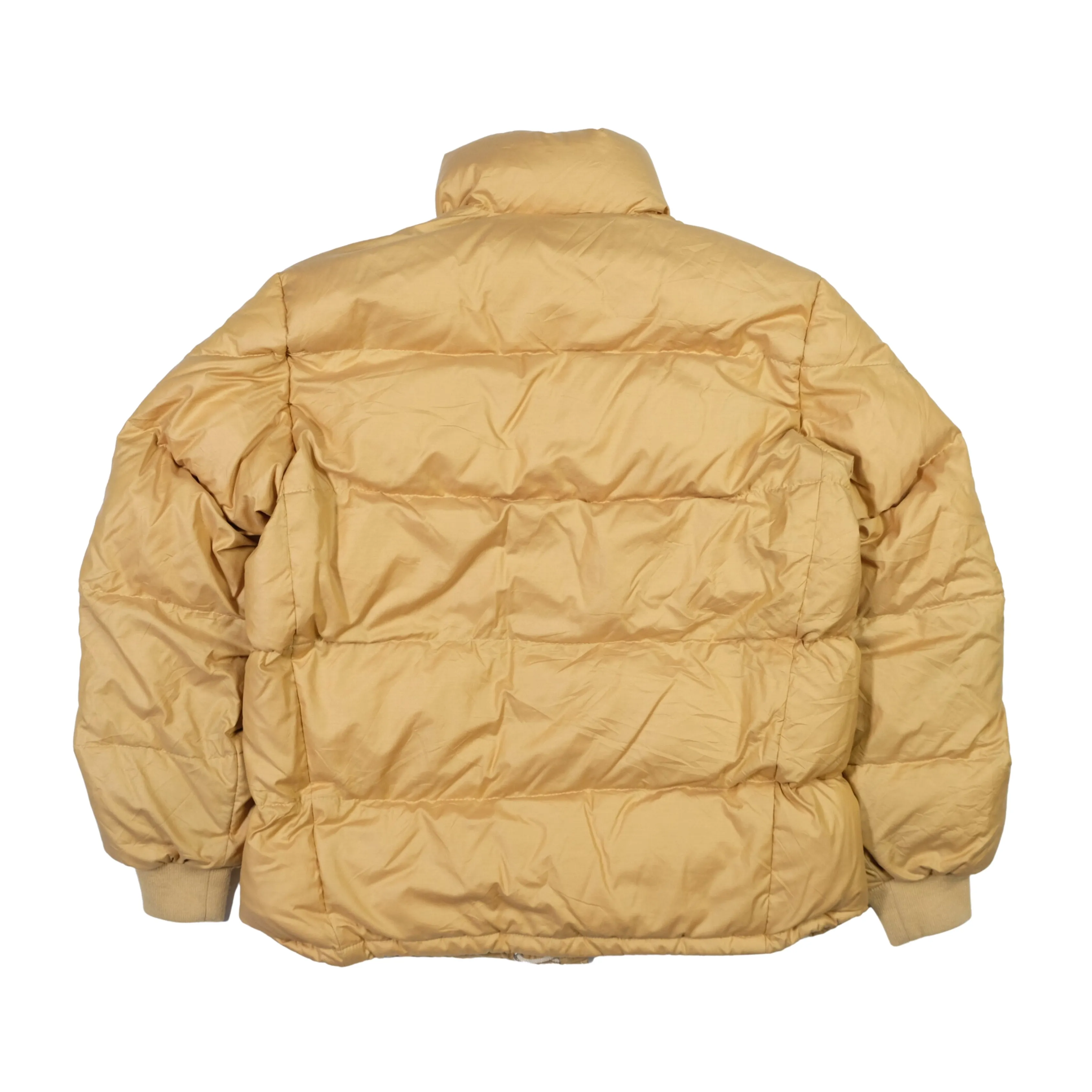 Moncler Asics Vintage 1980s Beige Puffer Jacket Medium/Large