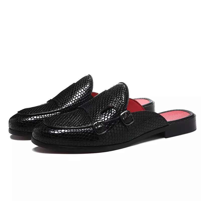 Monk Strap Slip-On Sandals