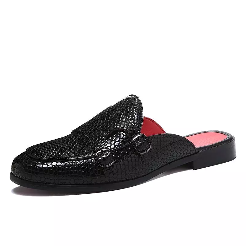 Monk Strap Slip-On Sandals