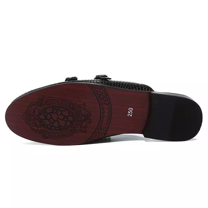 Monk Strap Slip-On Sandals