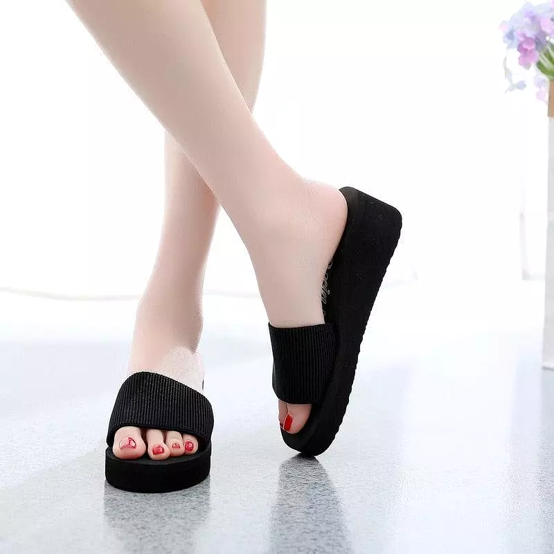 Muffins Slip-On Wedge Sandals