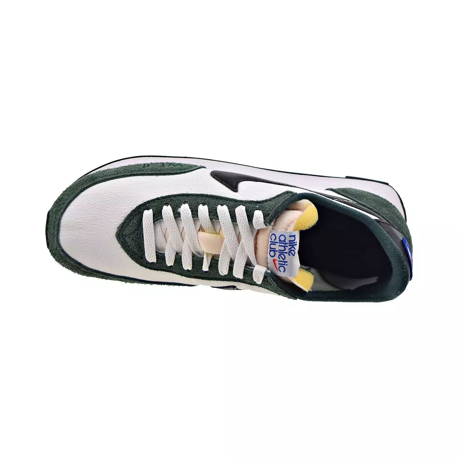 Nike Waffle Trainer 2 Athletic Club Men's Shoes White-Pro Green-Black