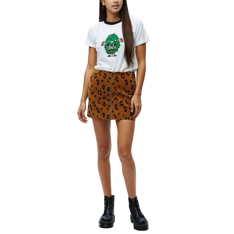 OBEY ABBOTT SKIRT // LEOPARD