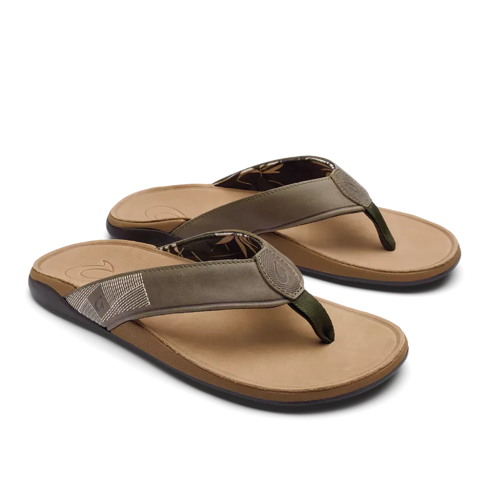 Olukai Men's Tuahine - Hunter/Golden Sand