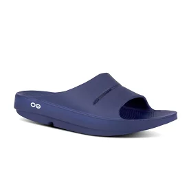 Oofos Ooahh Recovery Slide Sandal - Navy