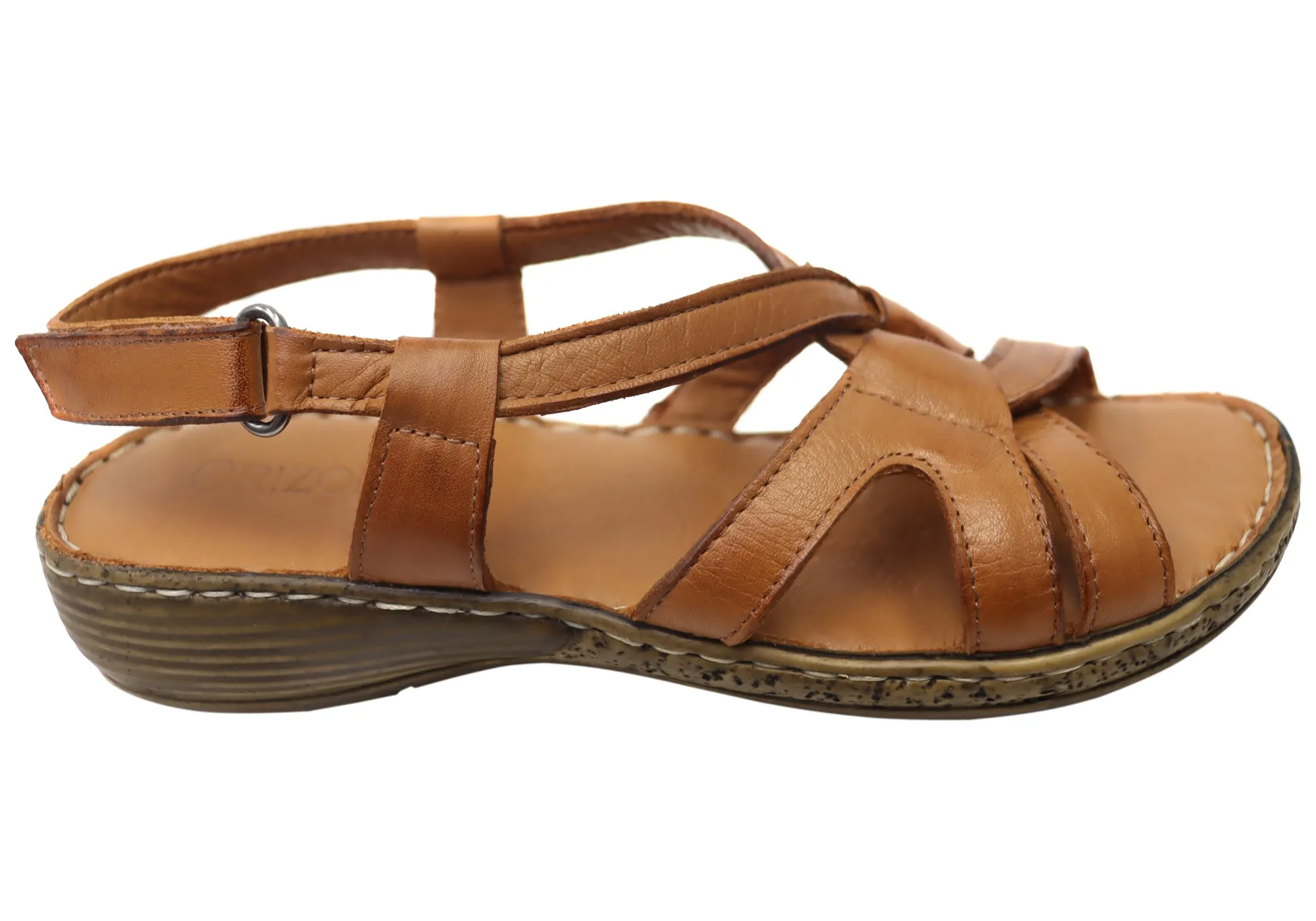 Orizonte Glory Womens Comfortable European Leather Sandals