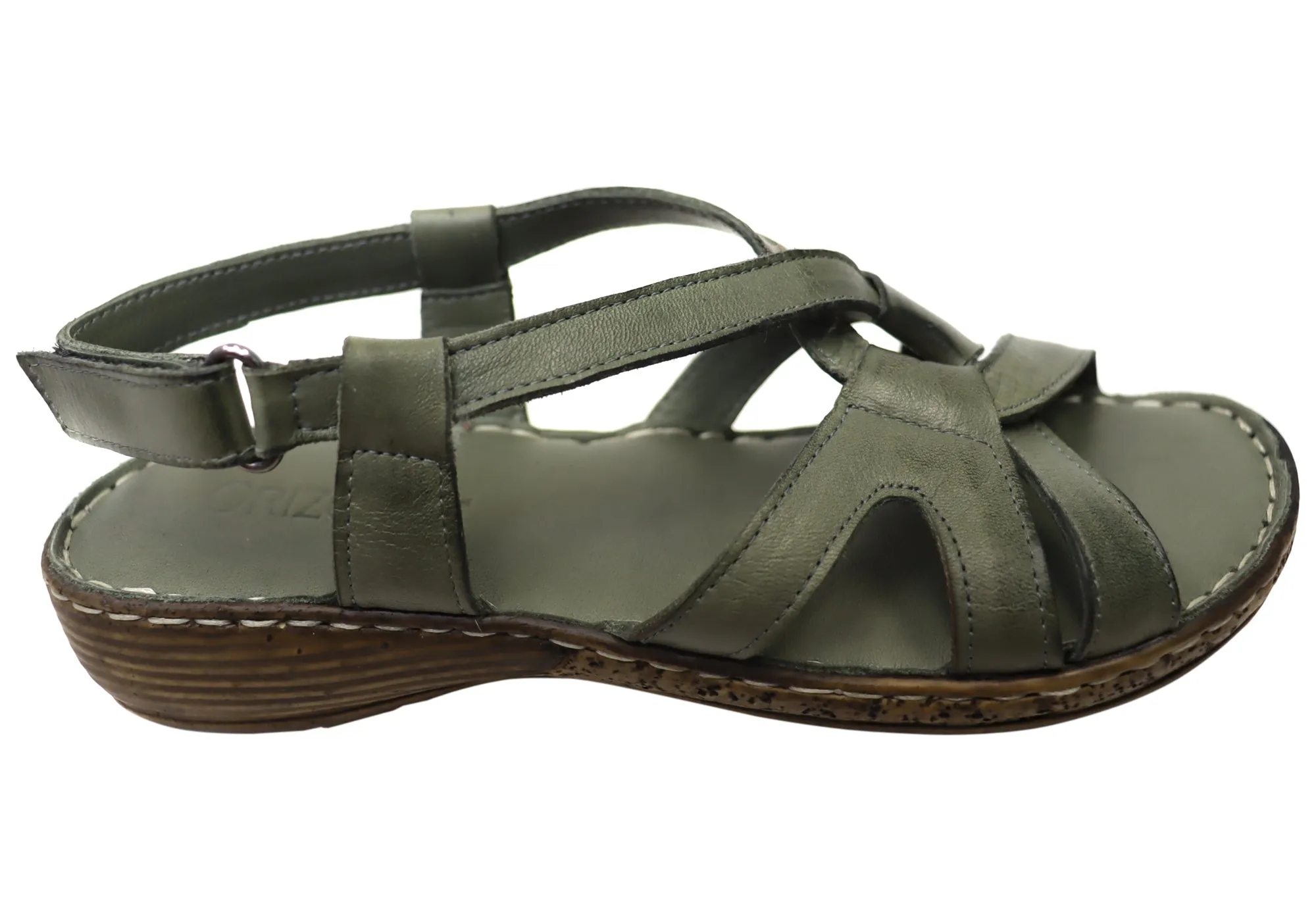 Orizonte Glory Womens Comfortable European Leather Sandals