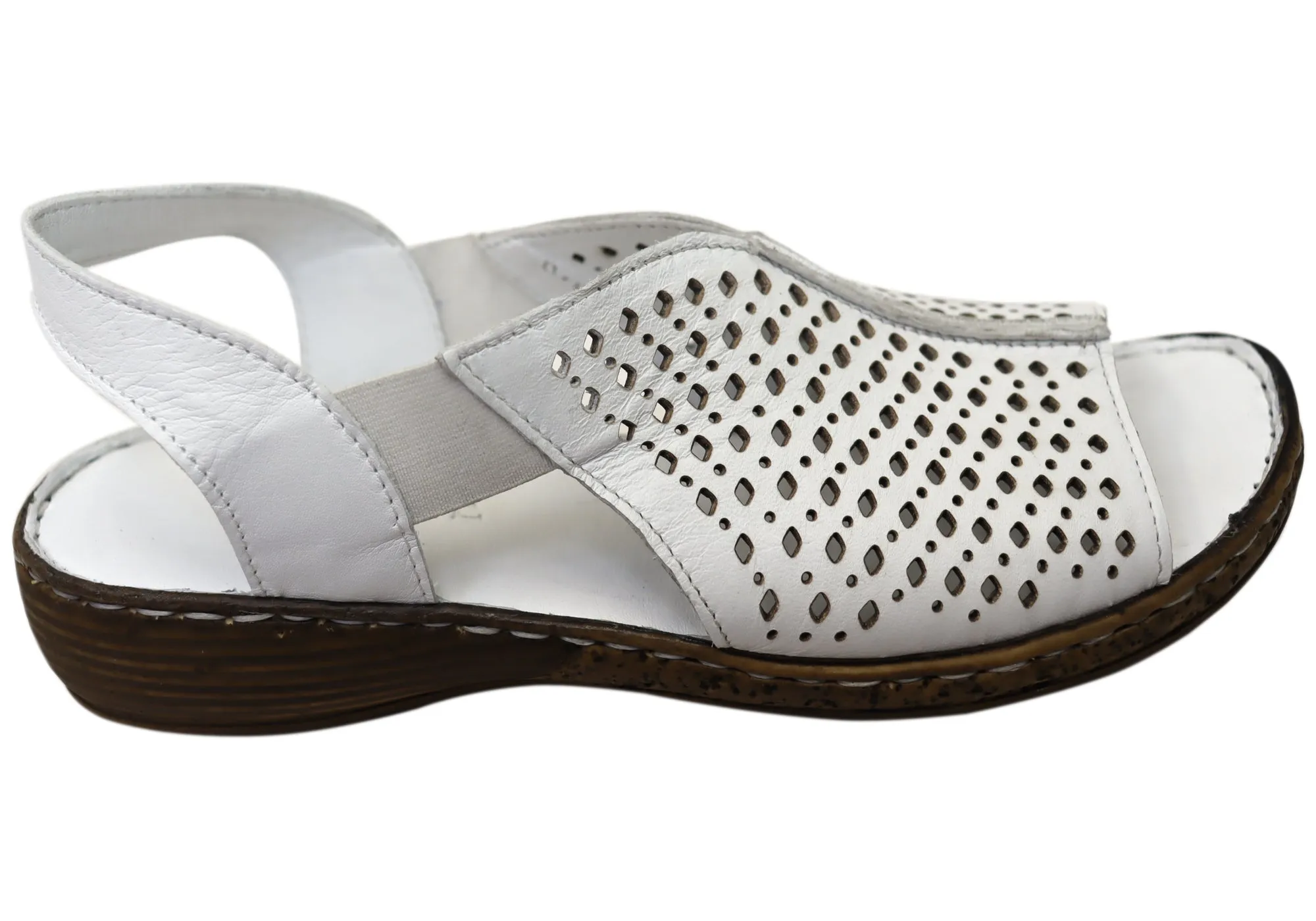 Orizonte Marlee Womens Comfortable European Leather Sandals