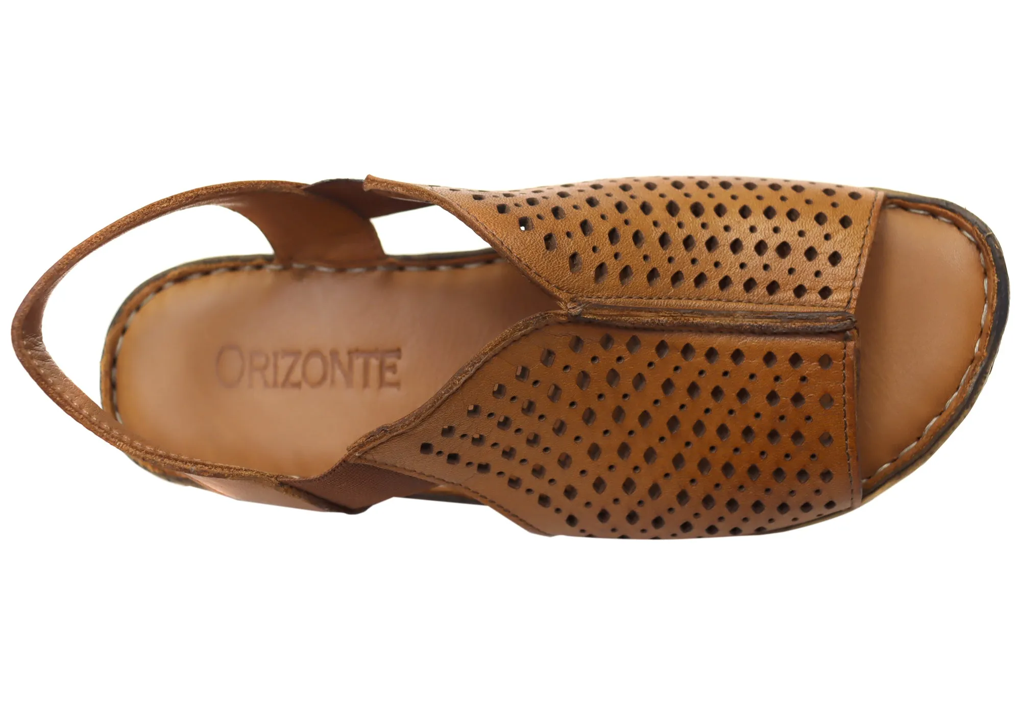 Orizonte Marlee Womens Comfortable European Leather Sandals