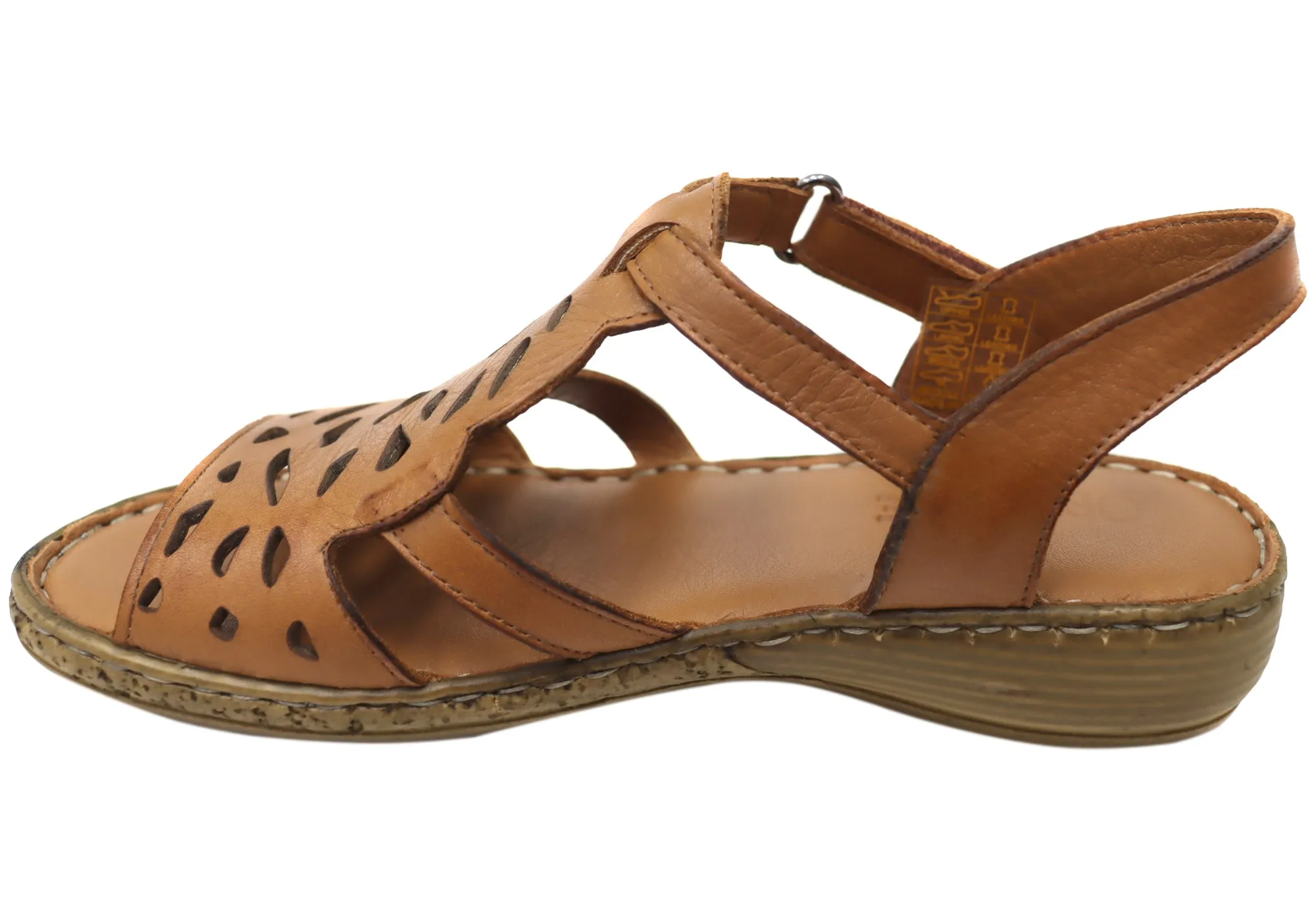 Orizonte Raya Womens Comfortable European Leather Sandals