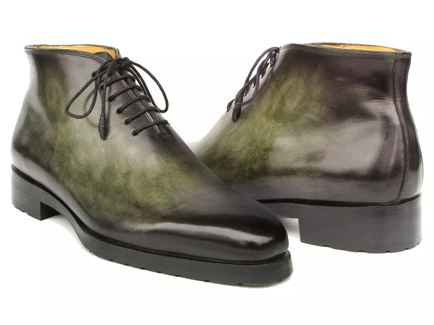 Paul Parkman Men's Green Patina Ankle Boots - 791GRN57