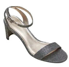 Pelle Moda Pewter MOIRA 2 Low Heel Dress Sandal