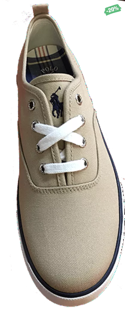 POLO RALPH LAUREN  •Marinas• Canvas Sneaker -Fits Women or Youth