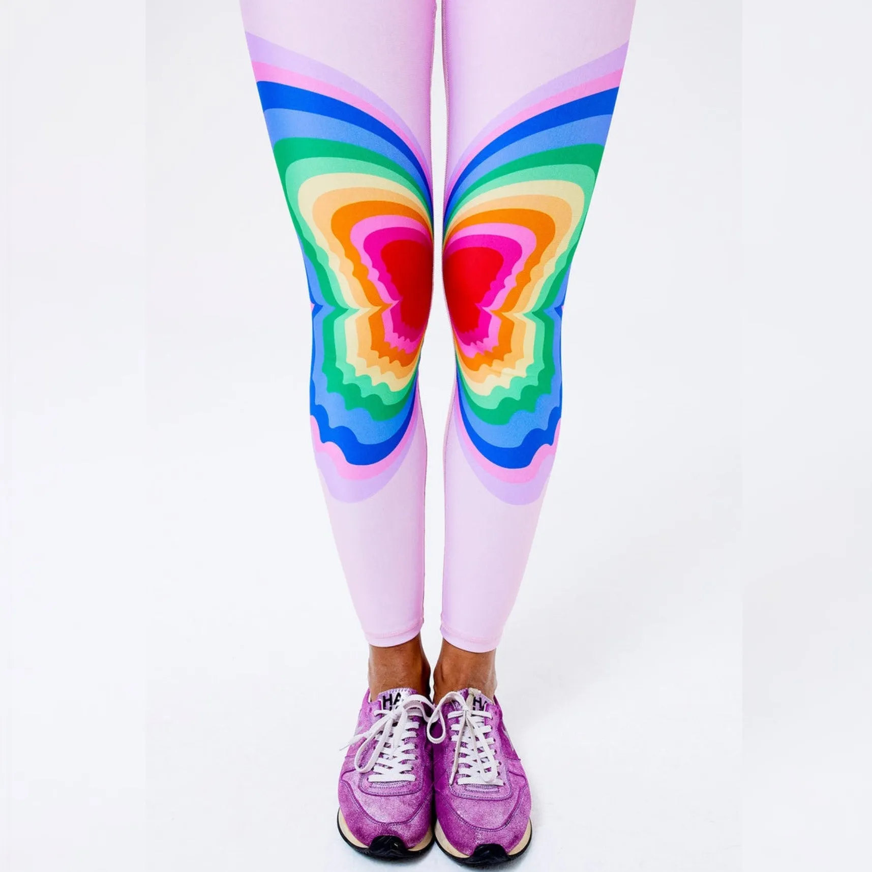 Psychedelic Butterfly Duoknit Leggings