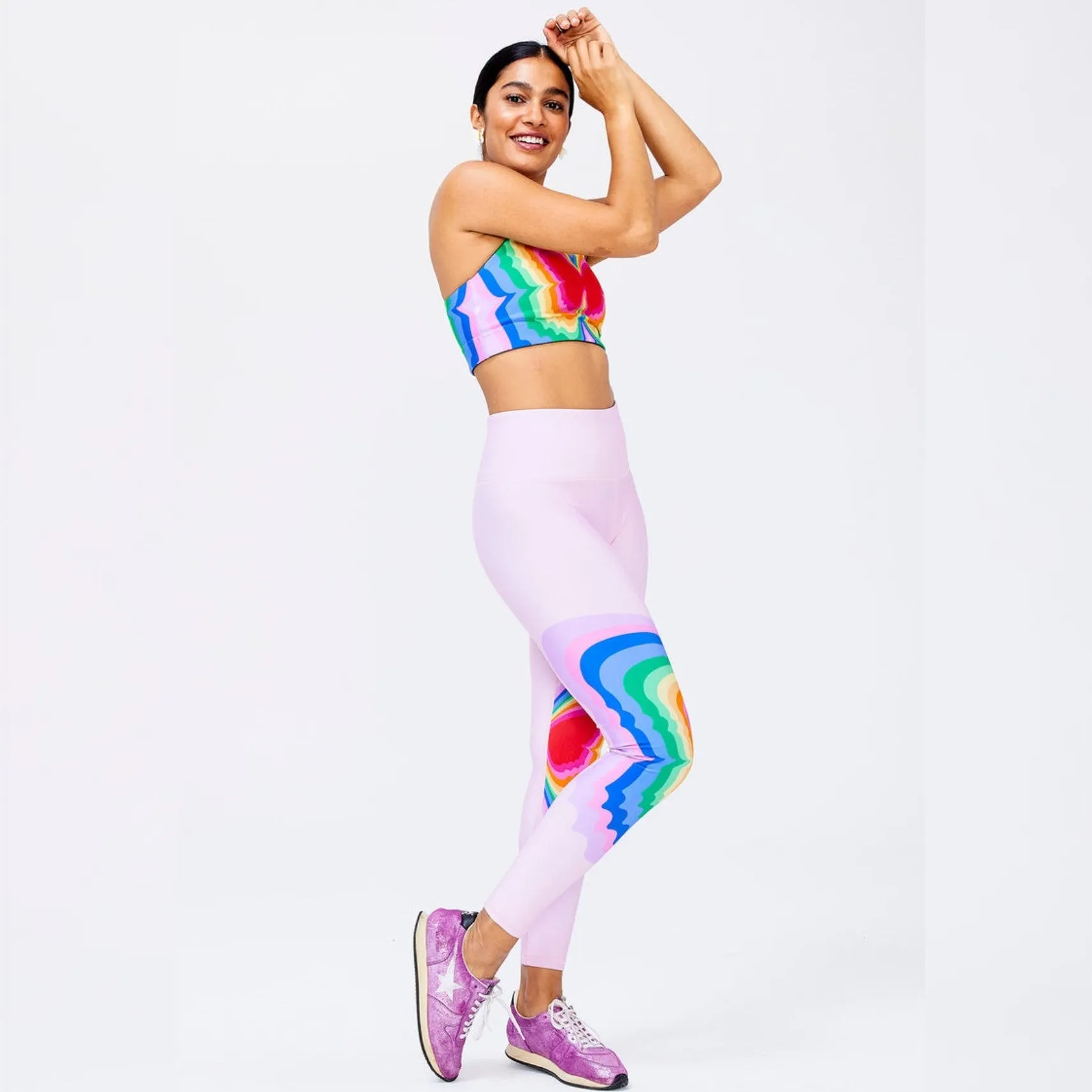 Psychedelic Butterfly Duoknit Leggings