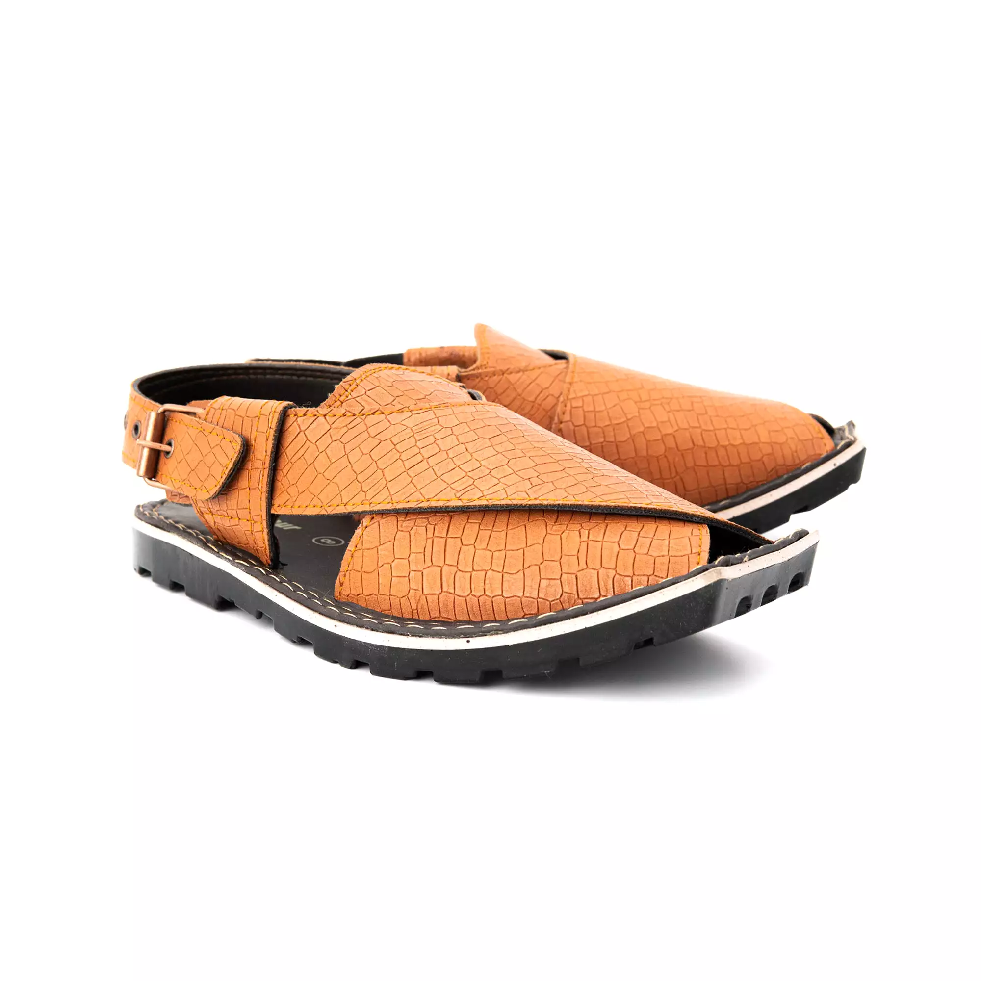 PU Leather Peshawari Chappal H16