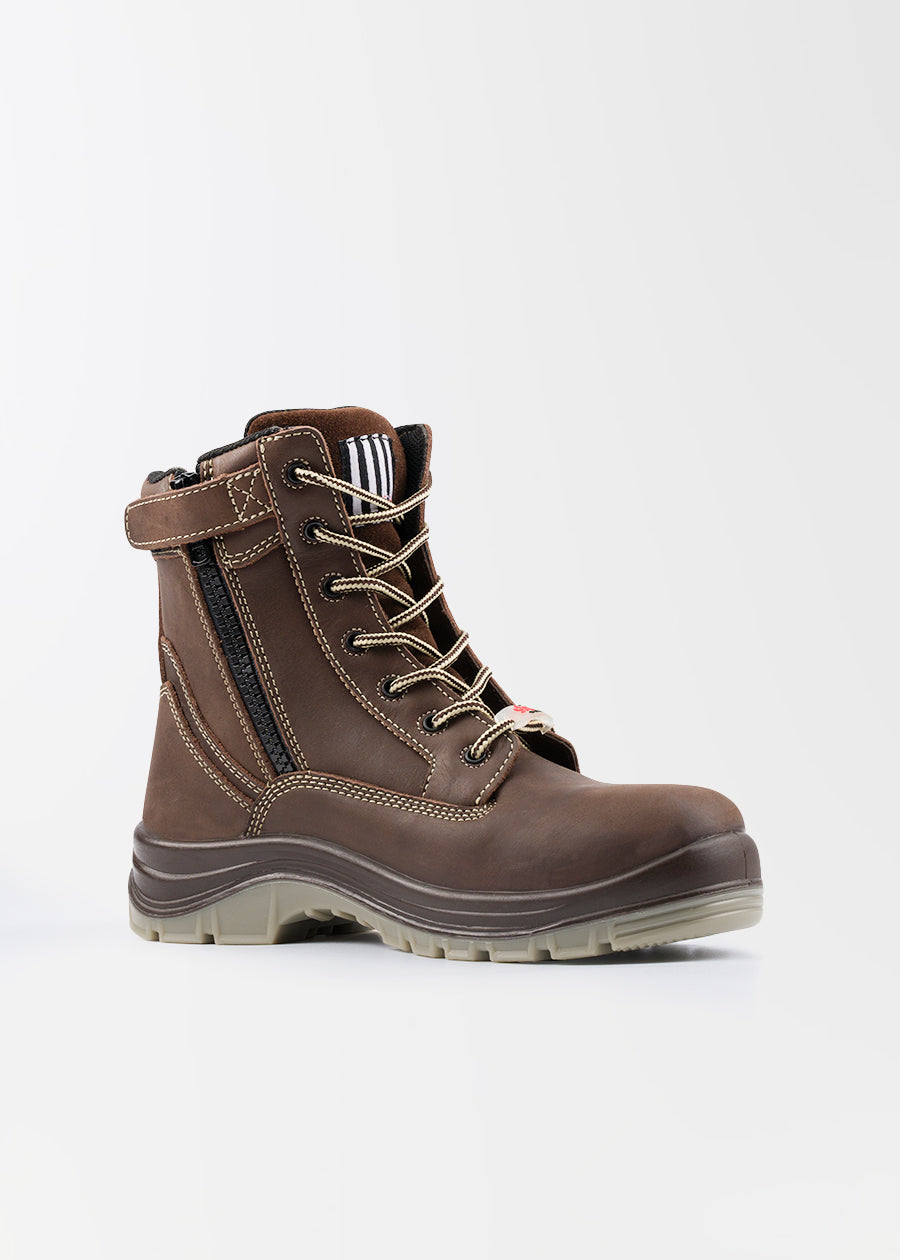 Pursues: women's safety work boots (zip)