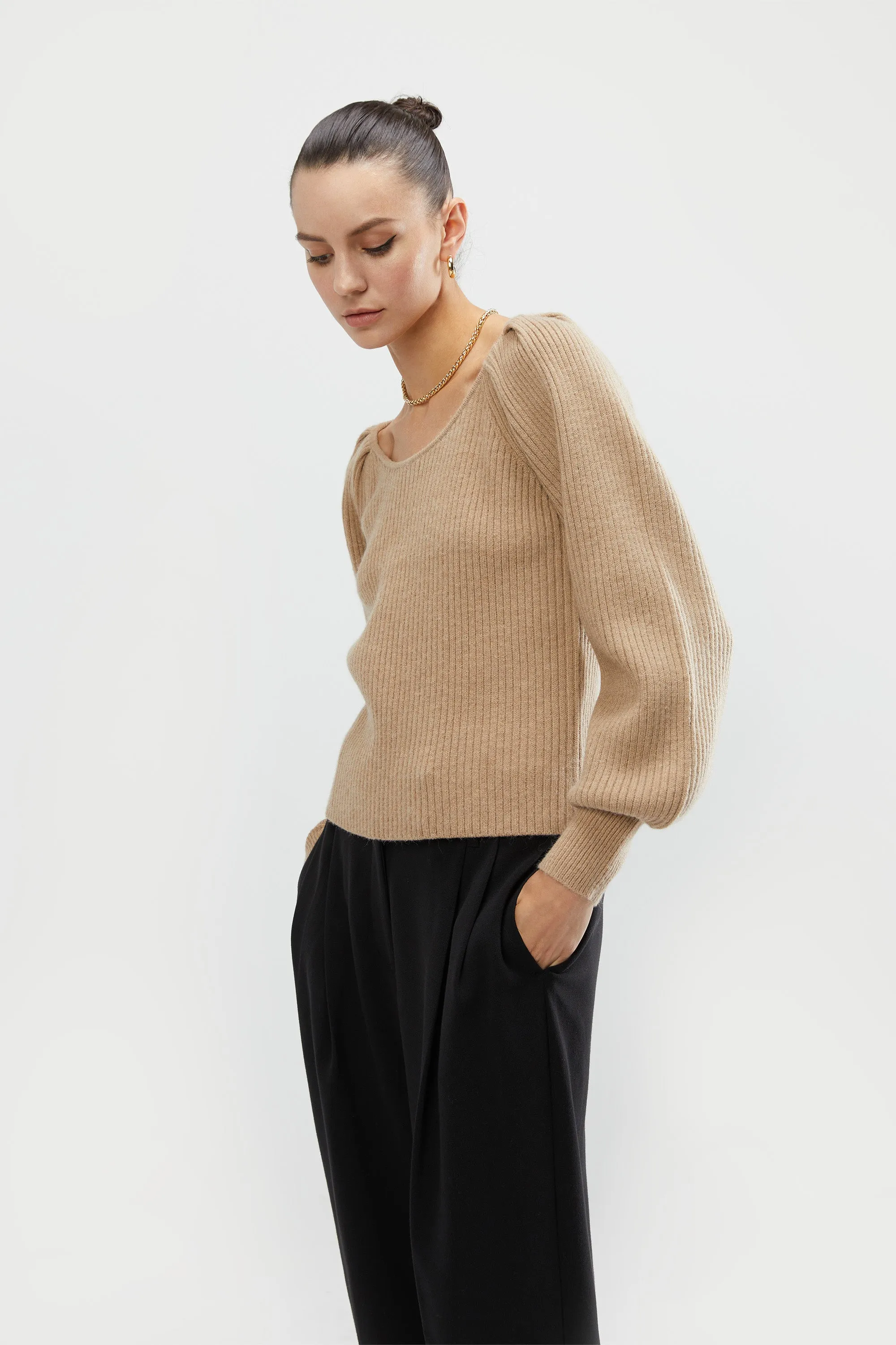 RELAXED RIB SWEATER