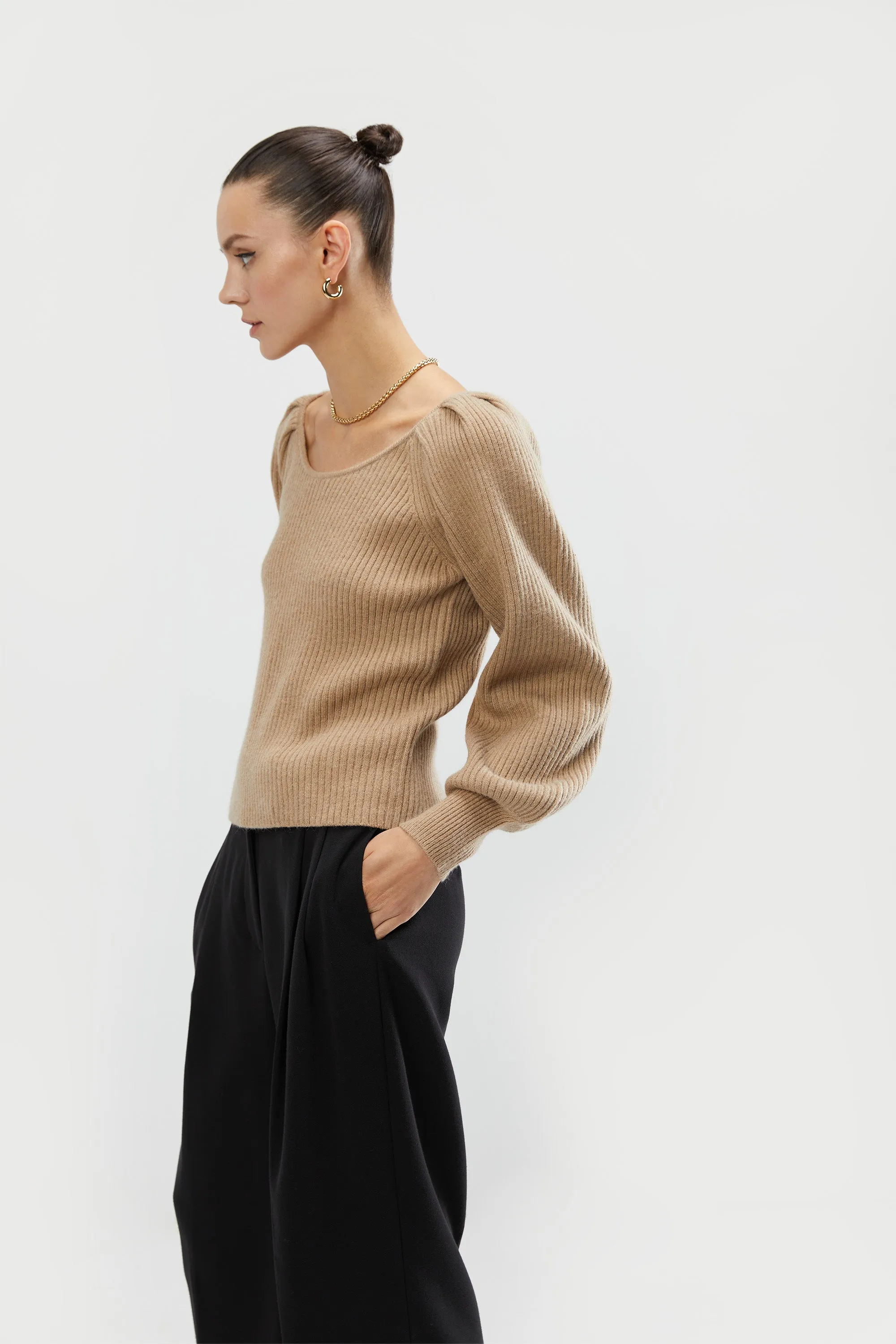 RELAXED RIB SWEATER