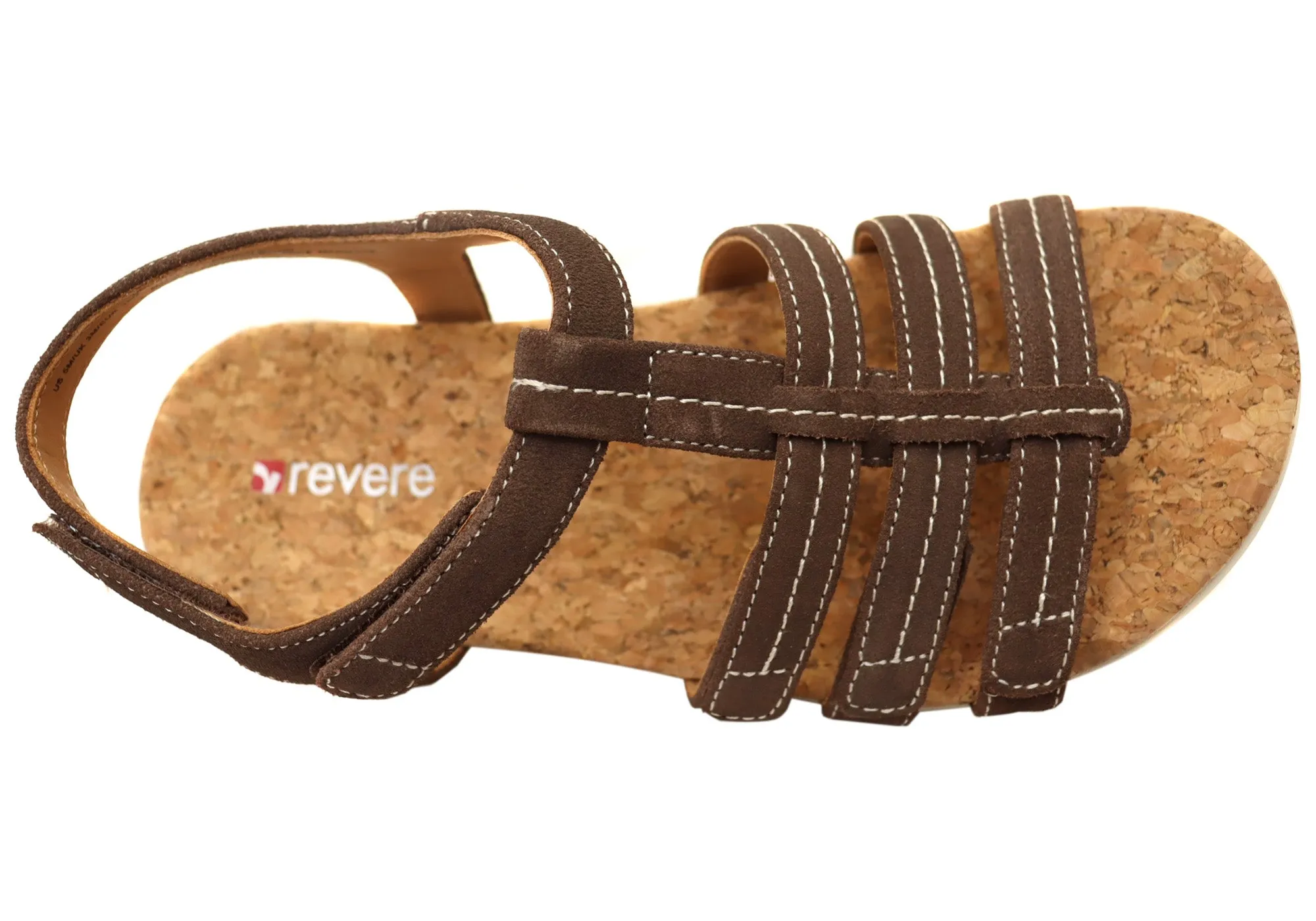 Revere Bronte Womens Comfortable Leather Sandals