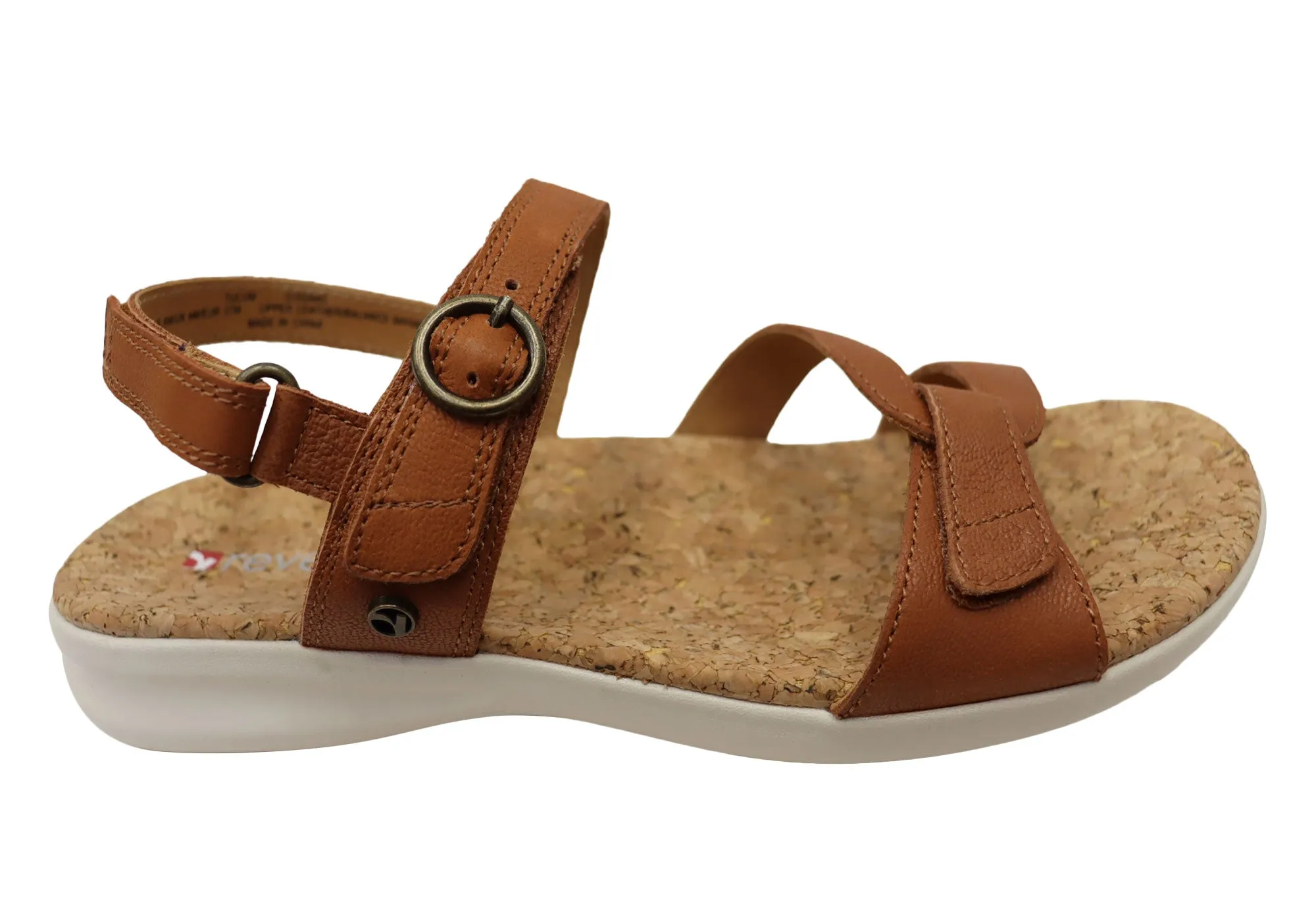 Revere Tulum Womens Comfortable Leather Sandals