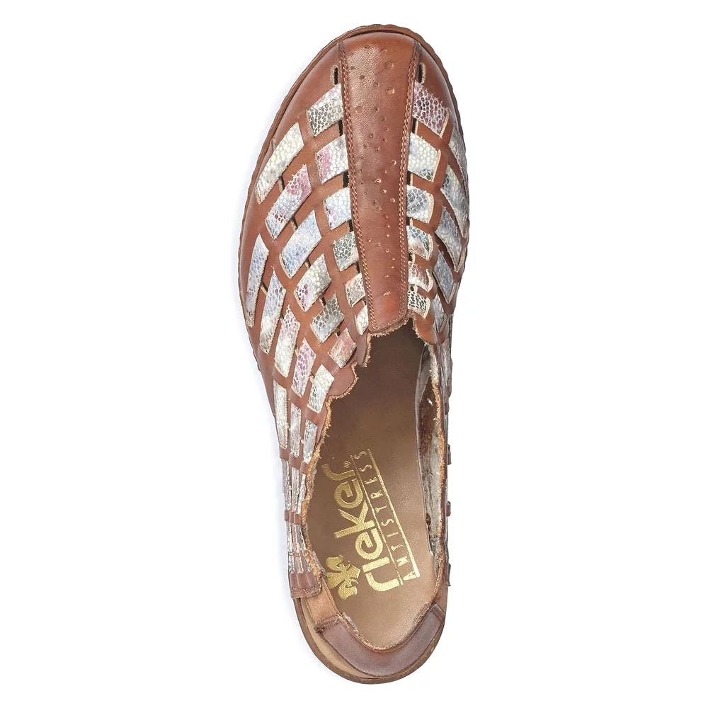 Rieker Women's Sina 46778-24 - Brown/Multi