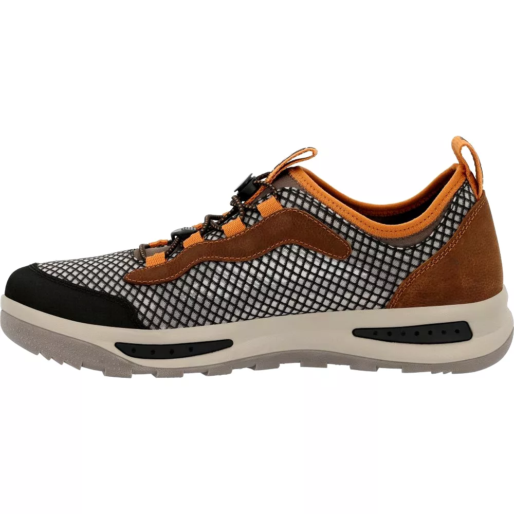 'Rocky' Men's Nowake Lifestyle Outdoor Soft Toe - Black Brown / Burnt Orange