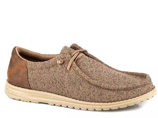 'Roper' Men's Hang Loose Slip On - Tan